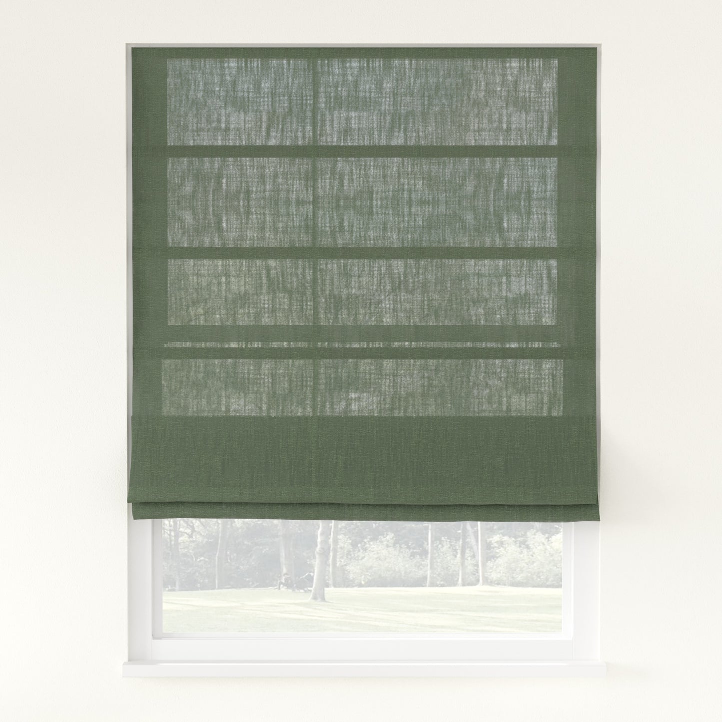 Breeza Heavyweight Cotton Roman Shade Cordless