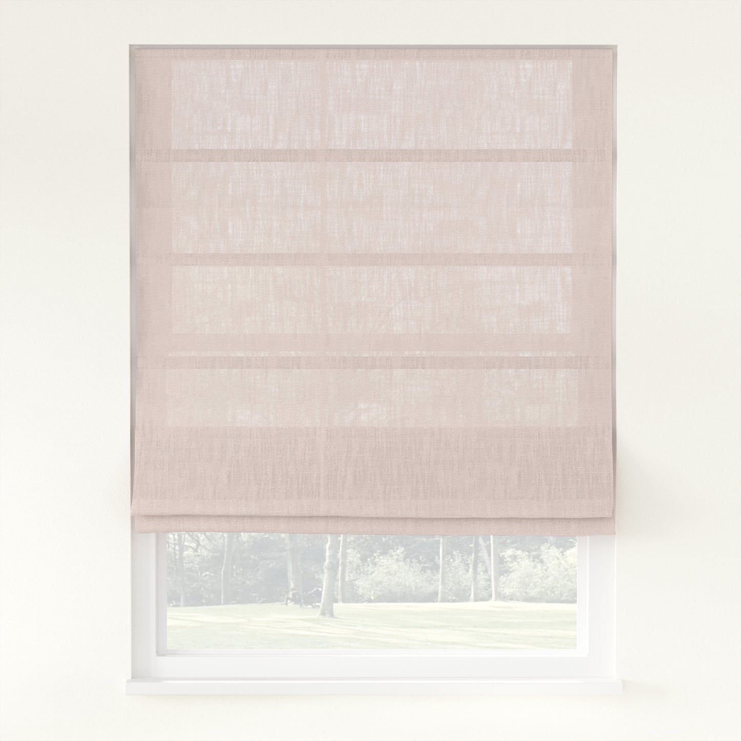 Breeza Heavyweight Cotton Roman Shade Cordless