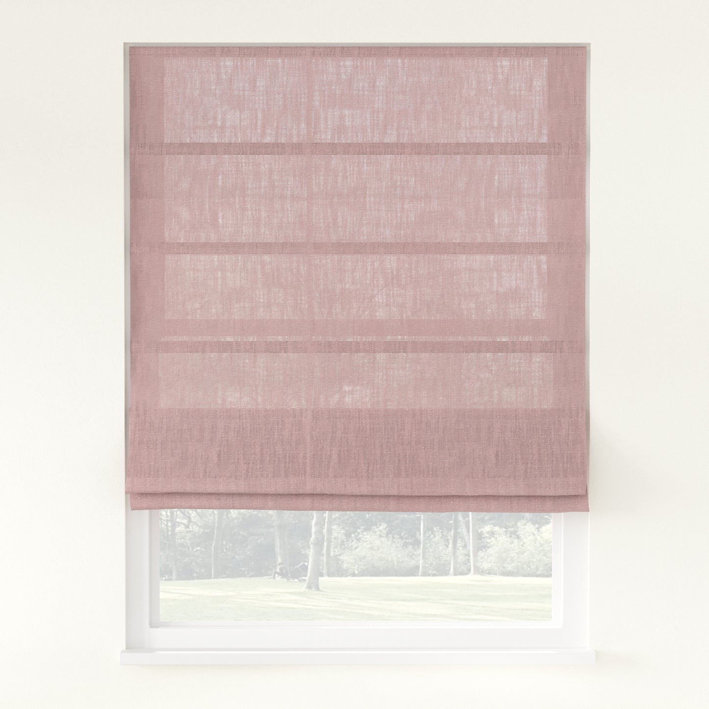 Breeza Heavyweight Cotton Roman Shade Cordless