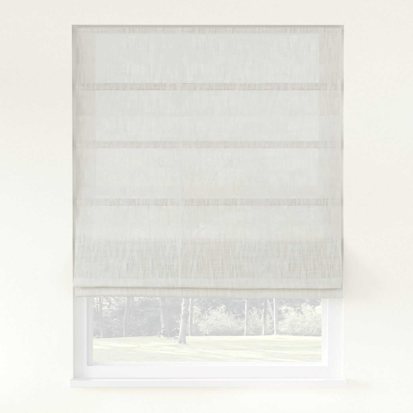 Breeza Heavyweight Cotton Roman Shade Cordless