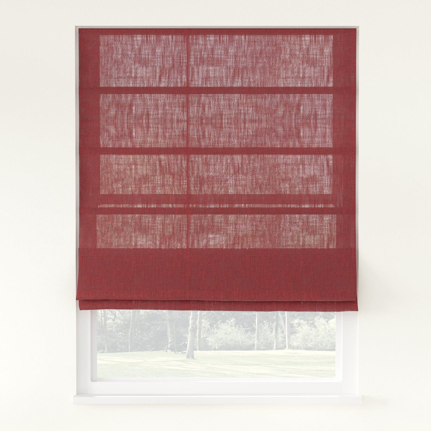 Breeza Heavyweight Cotton Roman Shade Cordless