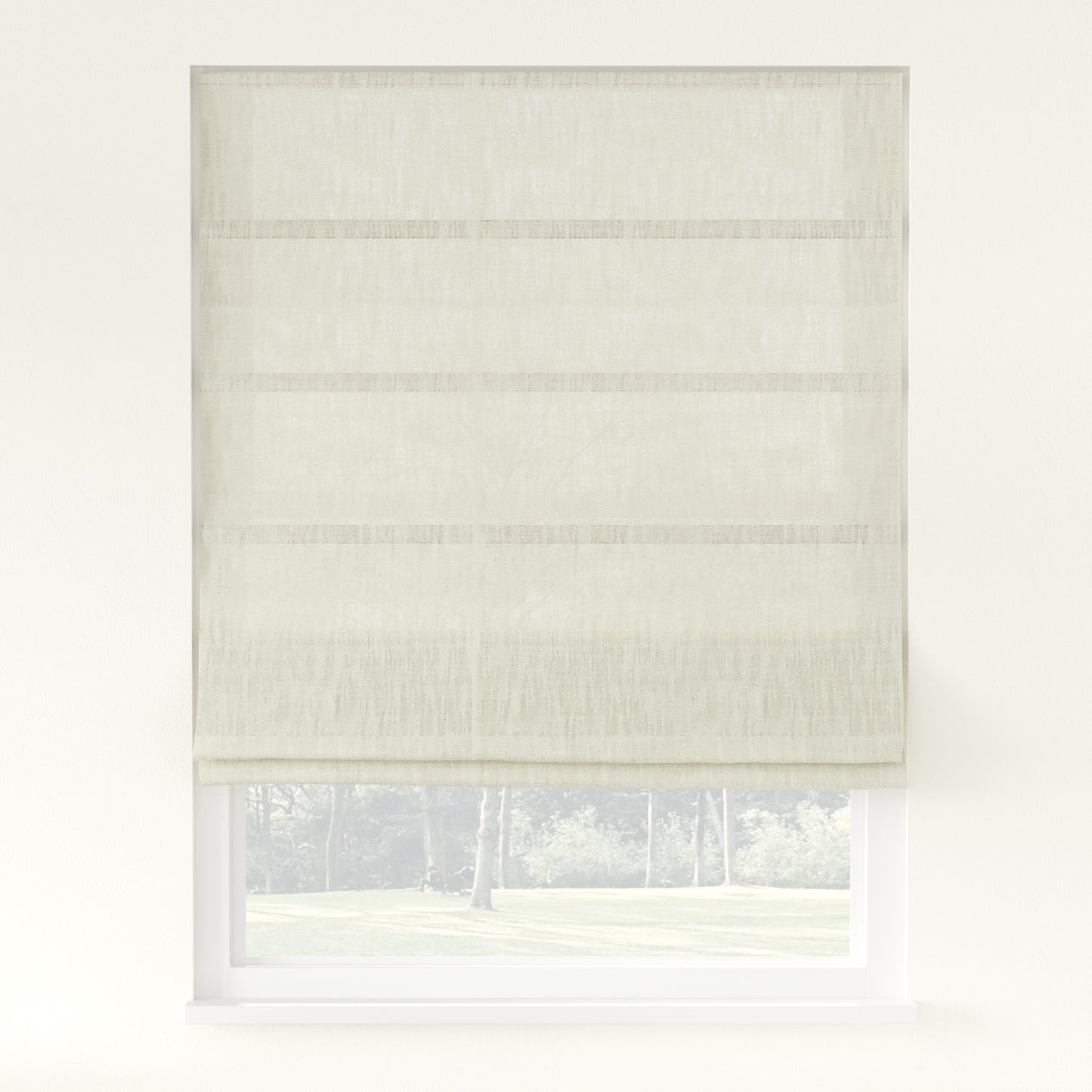 Breeza Heavyweight Cotton Roman Shade Cordless