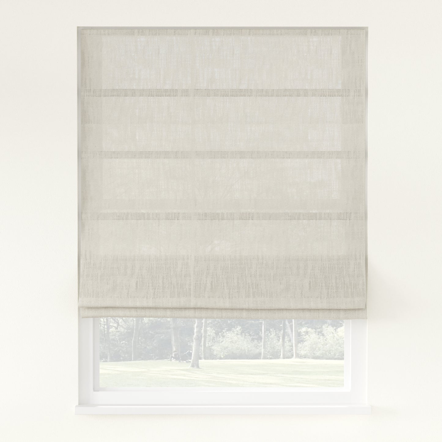 Breeza Heavyweight Cotton Roman Shade Cordless