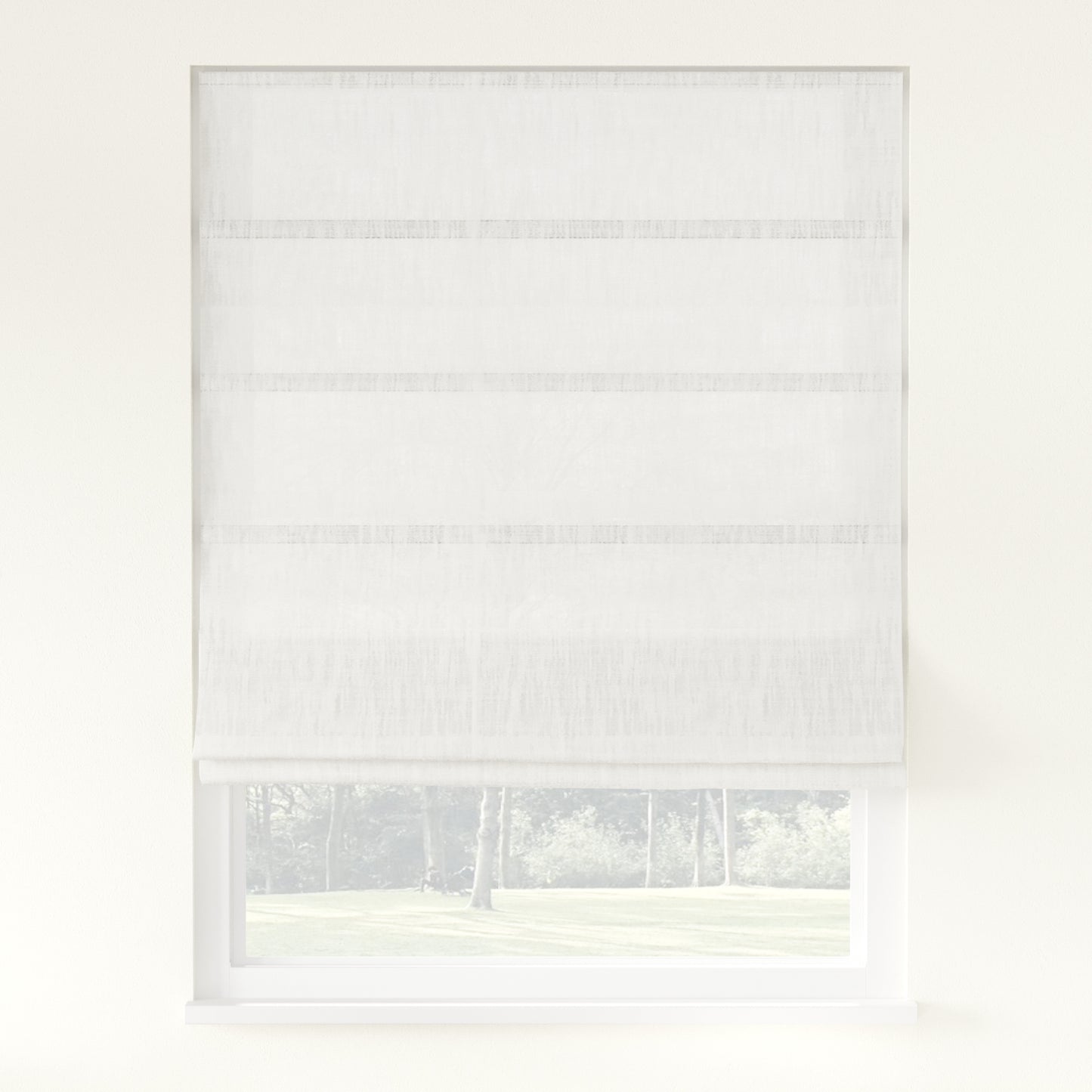 Breeza Heavyweight Cotton Roman Shade Cordless