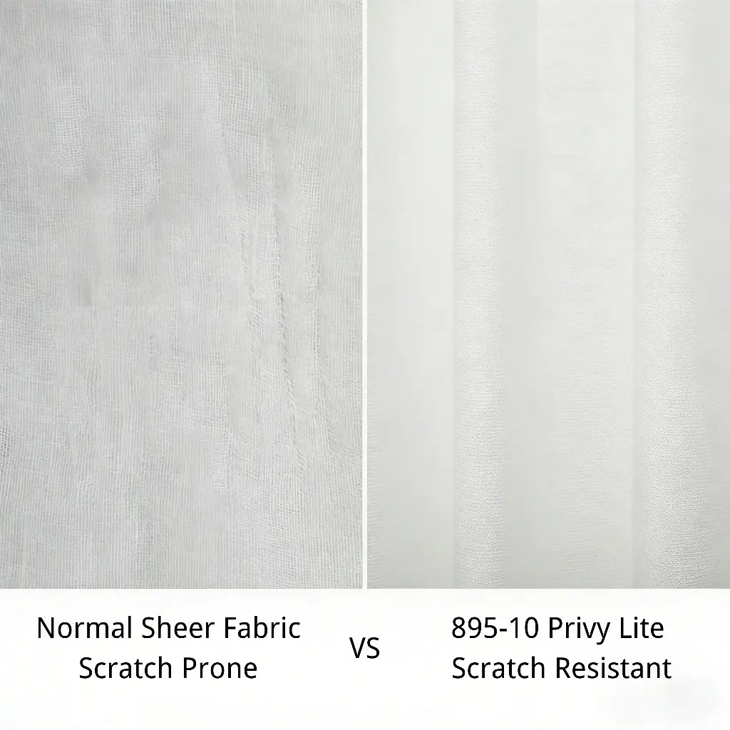 Auriel Scratch Resistant Pet-Friendly Semi Sheer Curtain Pleated LuxDrape