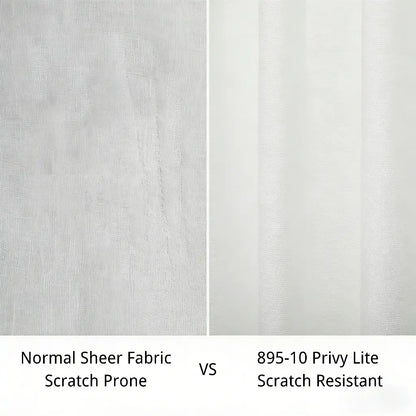 Auriel Scratch Resistant Pet-Friendly Semi Sheer Curtain Pleated LuxDrape