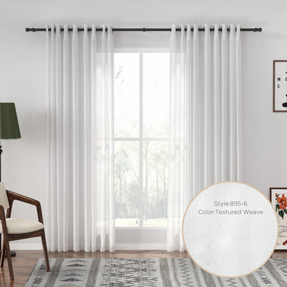 Auriel Semi Sheer Drapes Grommet