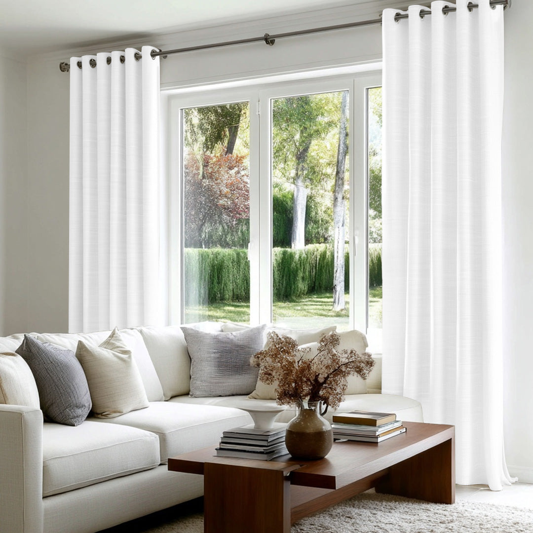 Florence Linen Blend Drapes Grommet