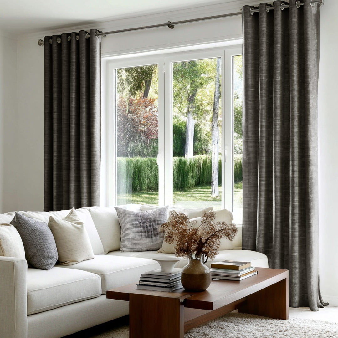 Florence Linen Blend Drapes Grommet