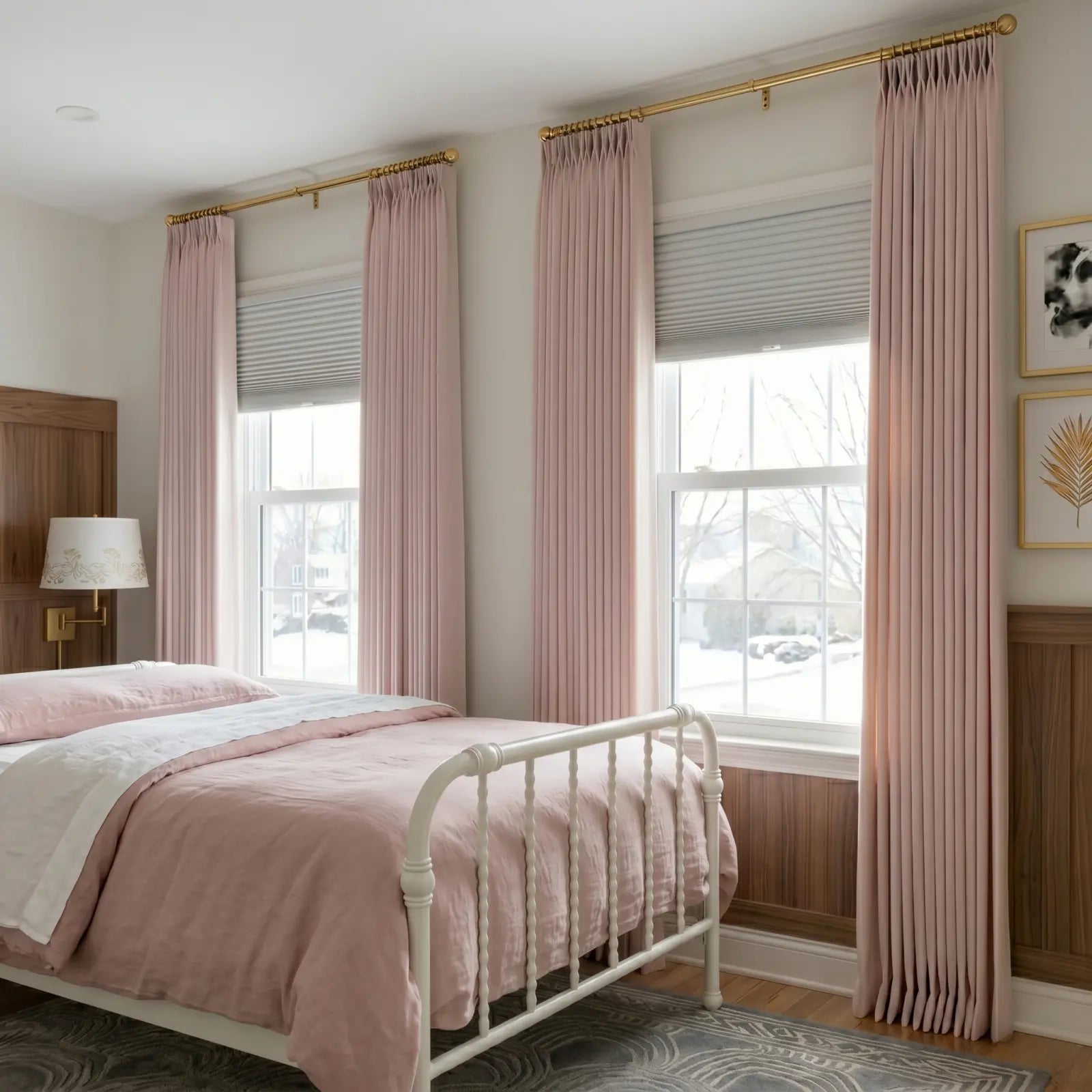 Florence Linen Blend Drapes Pleated