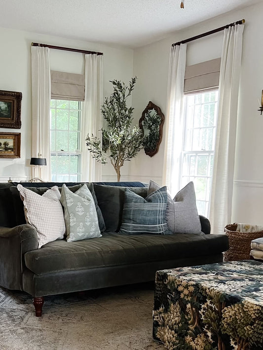 Florence Linen Blend Drapes Pleated