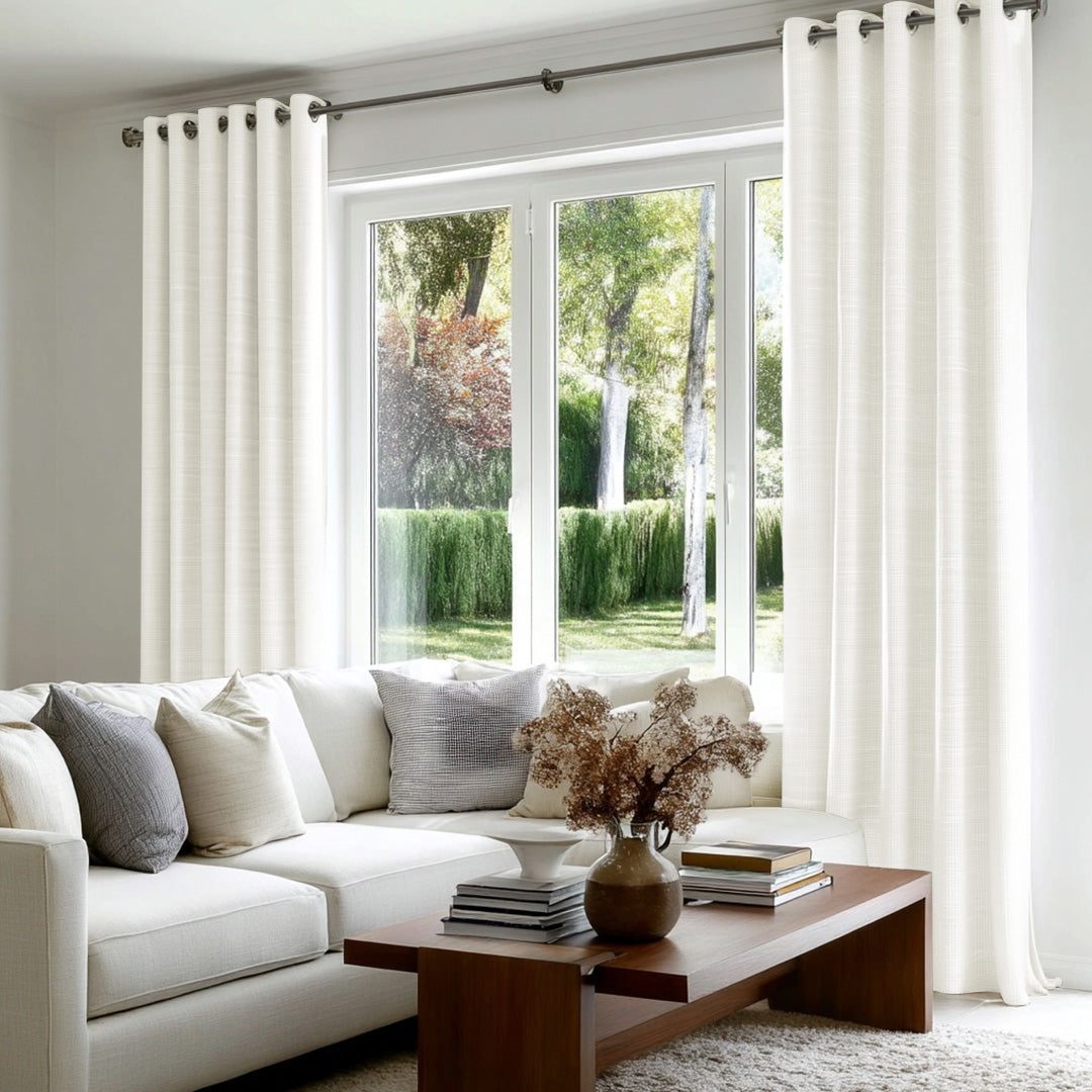 Florence Linen Blend Drapes Grommet