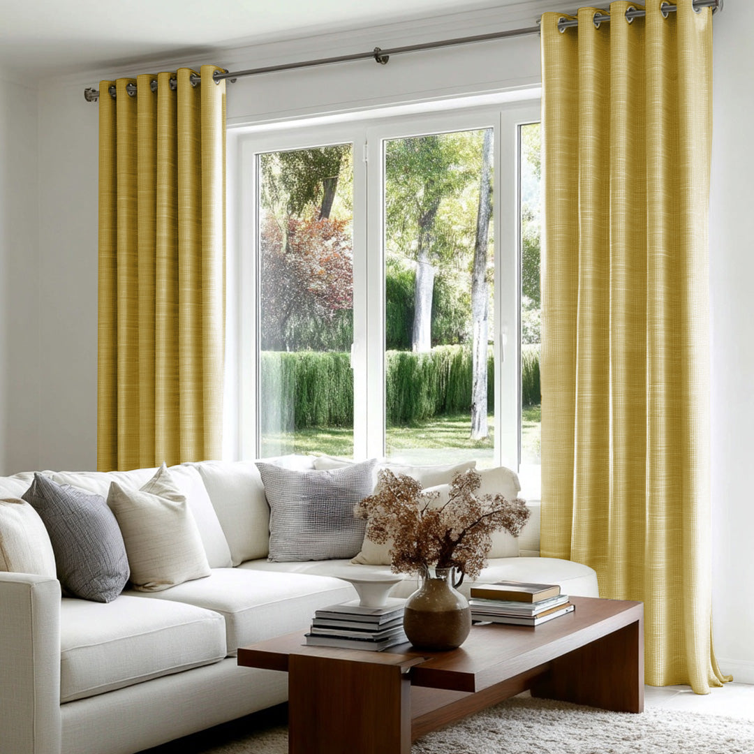 Florence Linen Blend Drapes Grommet
