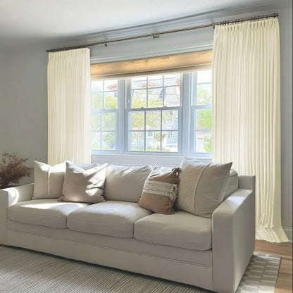Florence Linen Blend Drapes Pleated