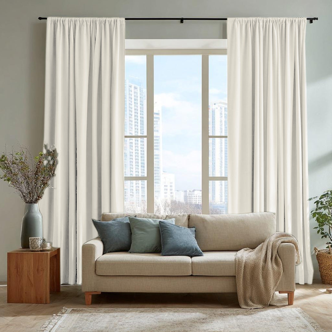 Florence Linen Blend Drapes Soft Top