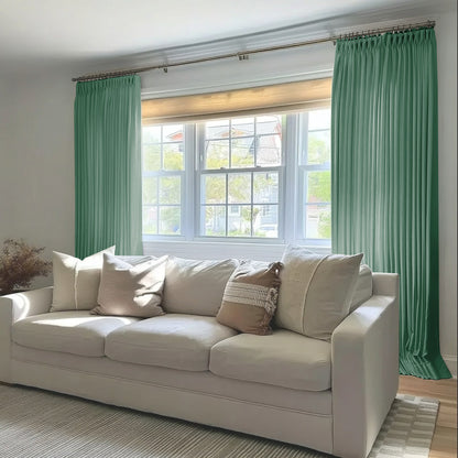 Florence Linen Blend Drapes Pleated