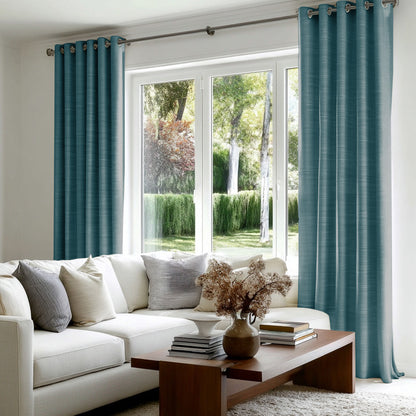 Florence Linen Blend Drapes Grommet - LuxDrape