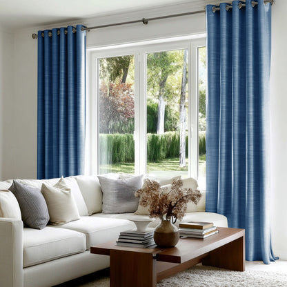 Florence Linen Blend Drapes Grommet - LuxDrape