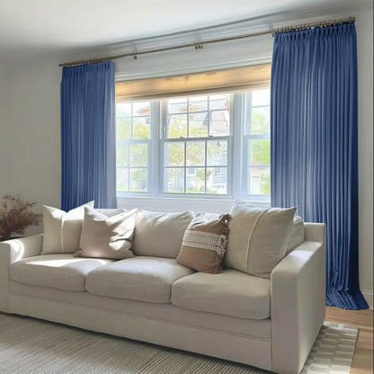 Florence Linen Blend Drapes Pleated