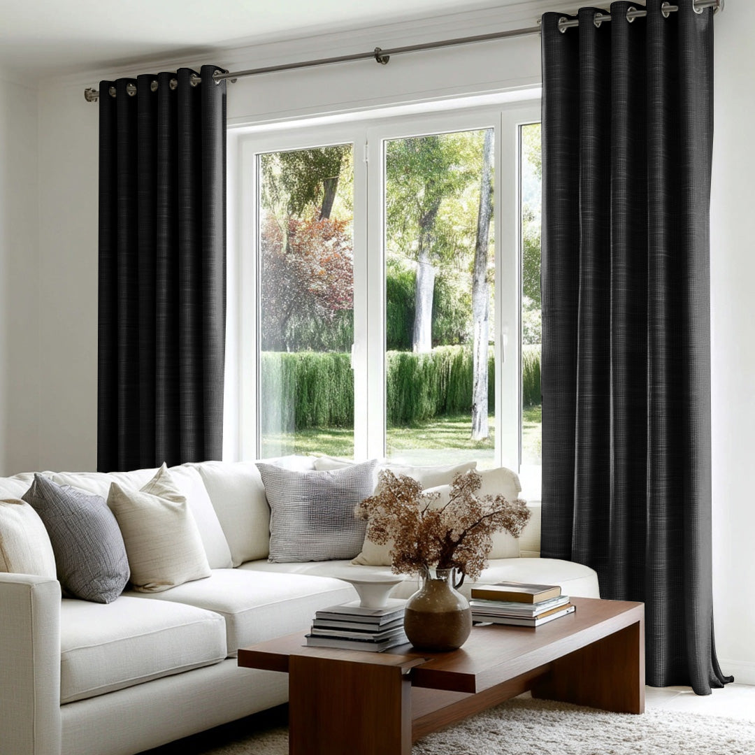 Florence Linen Blend Drapes Grommet