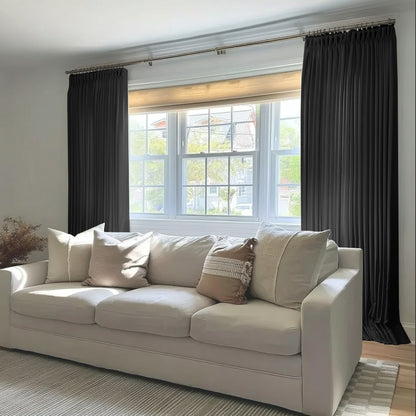 Florence Linen Blend Drapes Pleated