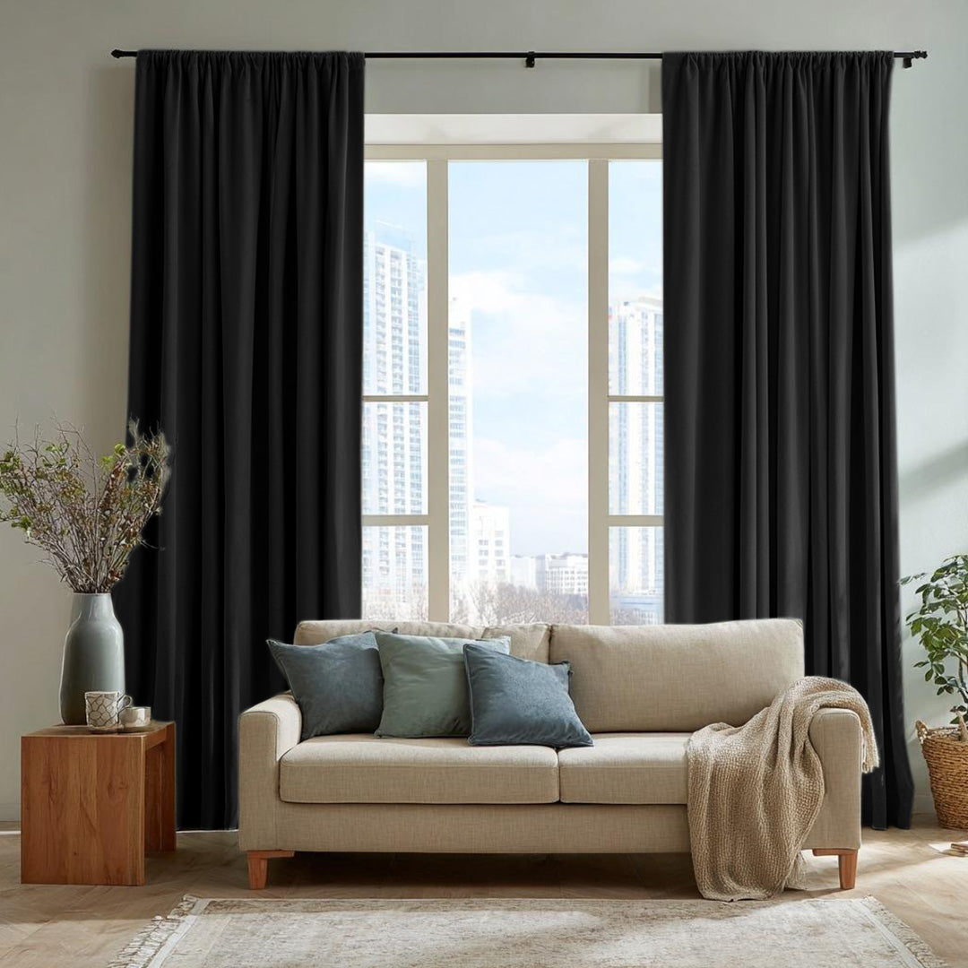 Florence Linen Blend Drapes Soft Top