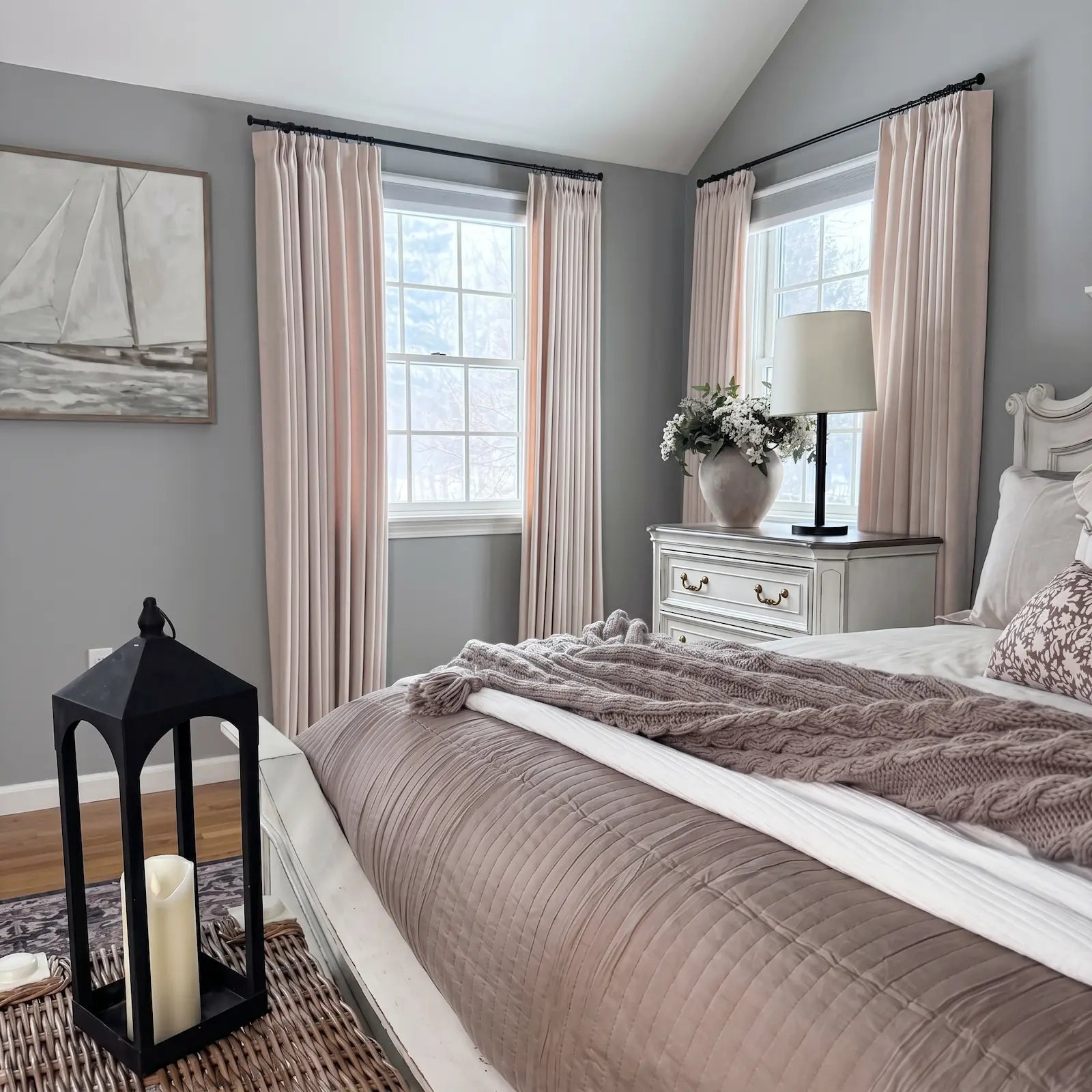 Florence Linen Blend Drapes Pleated
