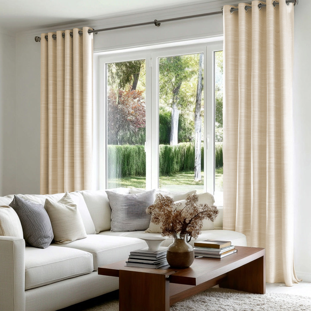 Florence Linen Blend Drapes Grommet