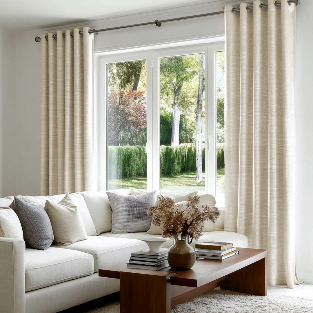 Florence Linen Blend Drapes Grommet