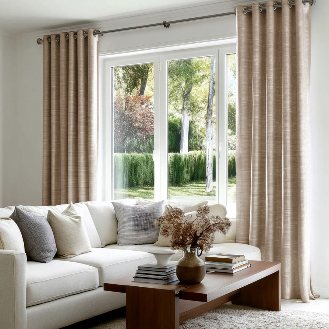 Florence Linen Blend Drapes Grommet