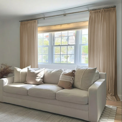Florence Blackout Lining Curtains Pinch Pleated Drapes - LuxDrape