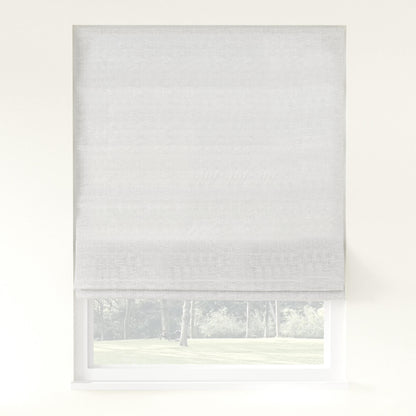 Chevron Herringbone Weave Linen  Roman Shade Cordless