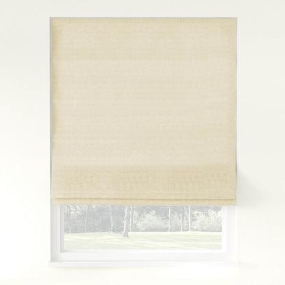 Chevron Herringbone Weave Linen  Roman Shade Cordless