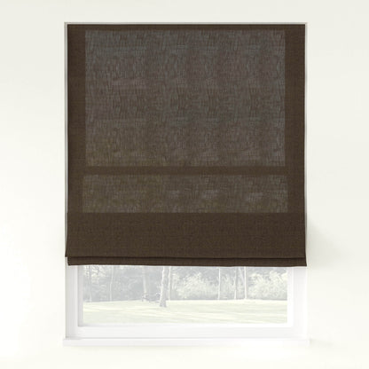 Chevron Herringbone Weave Linen  Roman Shade Cordless