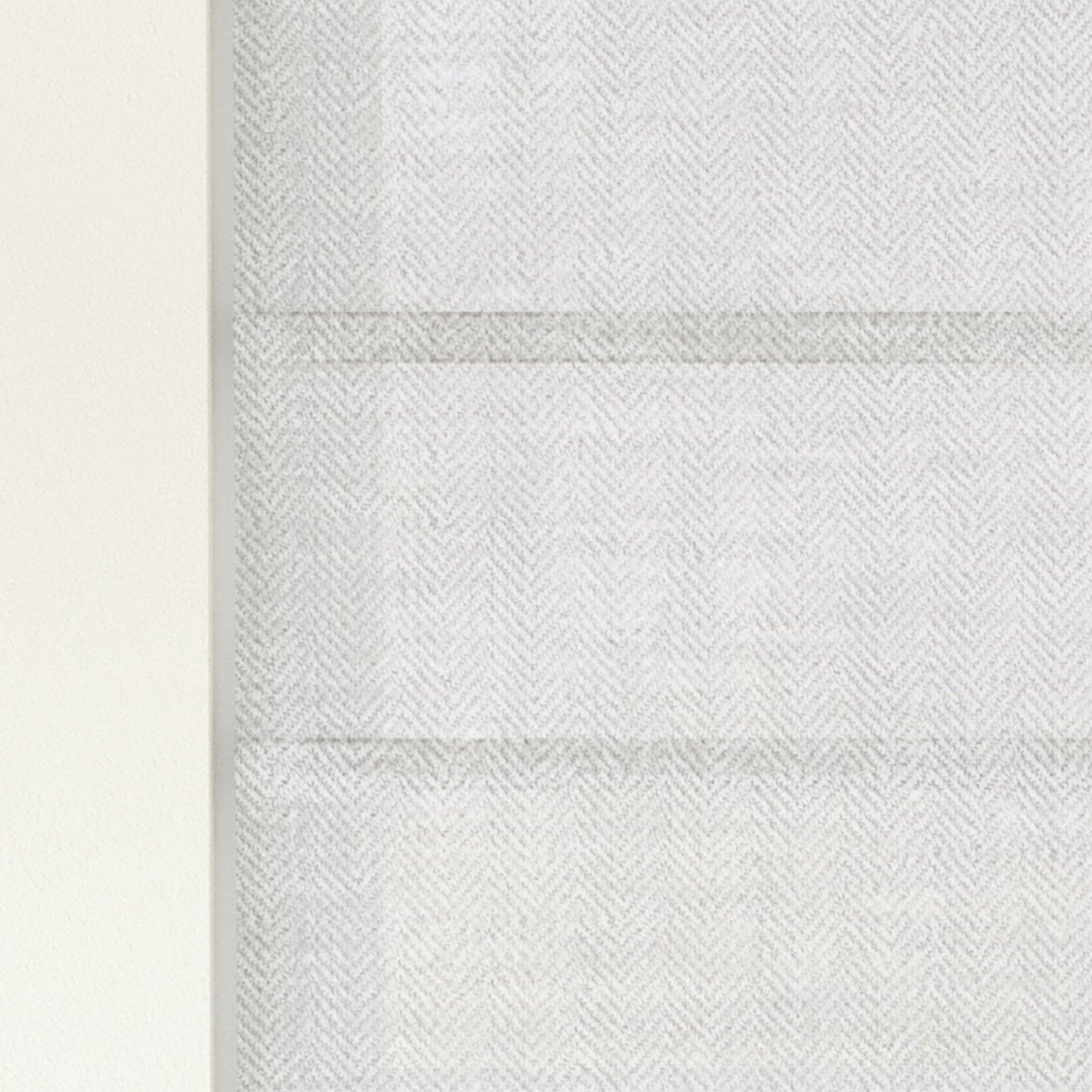 Chevron Herringbone Weave Linen  Roman Shade Cordless