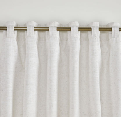 Florence Linen Blend Drapes Soft Top
