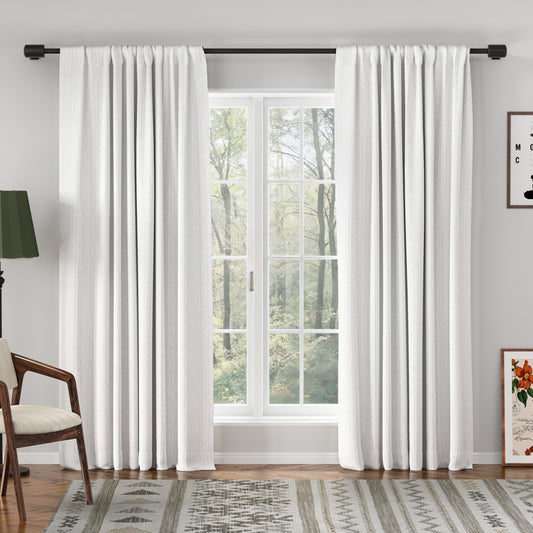 Chevron Textured Linen Blend Drape Soft Top