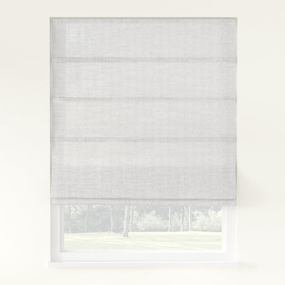 Chevron Herringbone Weave Linen  Roman Shade Cordless