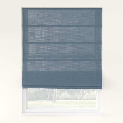 Chevron Herringbone Weave Linen  Roman Shade Cordless