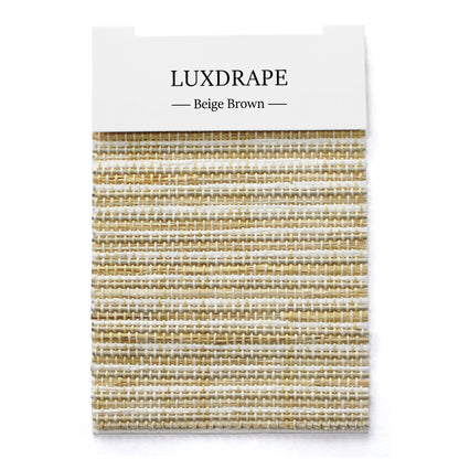 Natural Ramie & Jute Woven Shade Swatches Kits (12 PCS+ Fabric Binding With Liner)