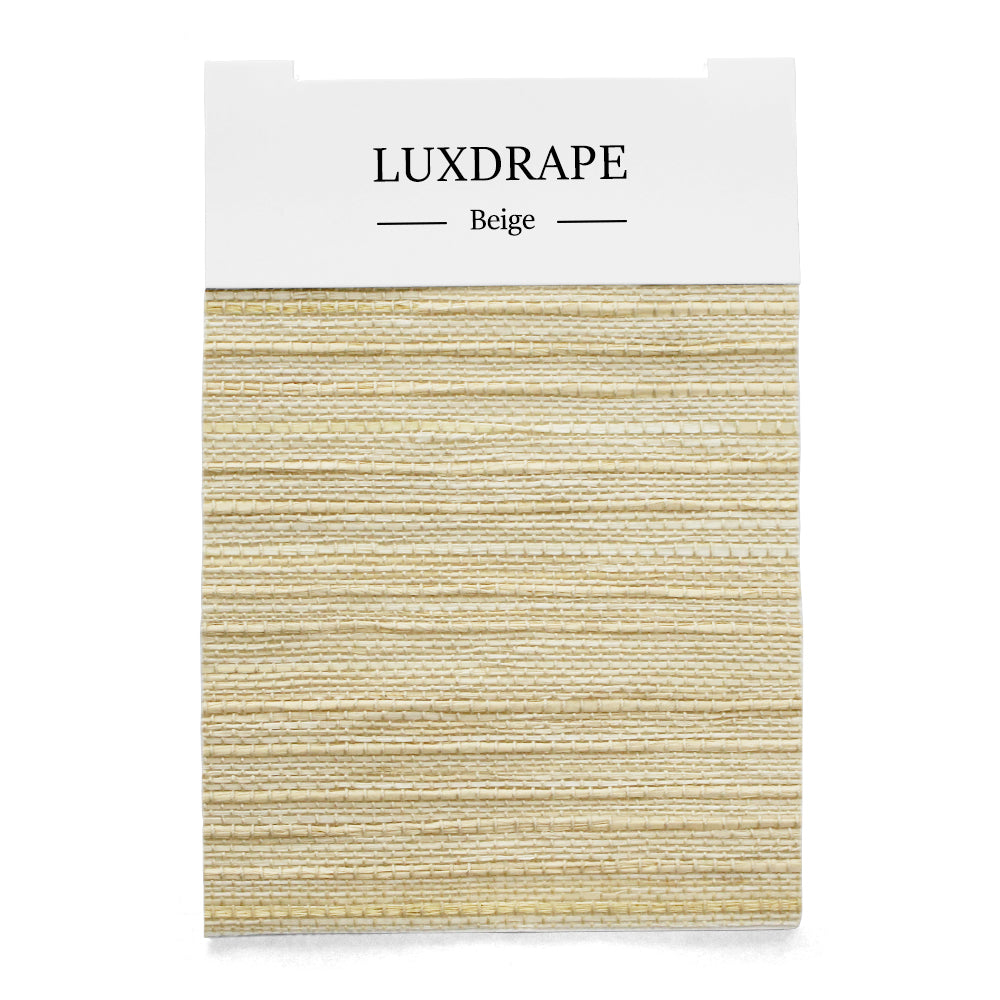 Natural Ramie & Jute Woven Shade Swatches Kits (12 PCS+ Fabric Binding With Liner)