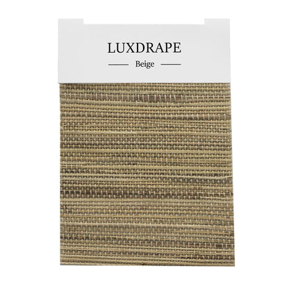 Natural Ramie & Jute Woven Shade Swatches Kits (12 PCS+ Fabric Binding With Liner)