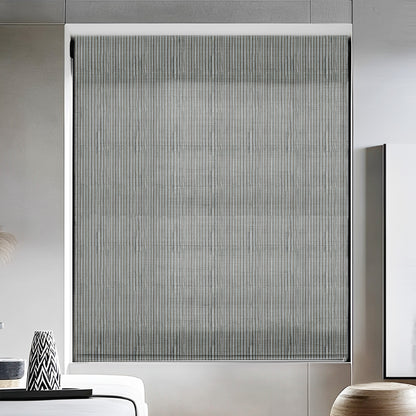 Kenaf Woven Bamboo Shade, Bone Weave