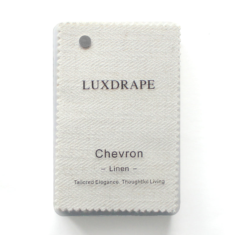 Chevron Linen Fabric Booklet 15 Colors