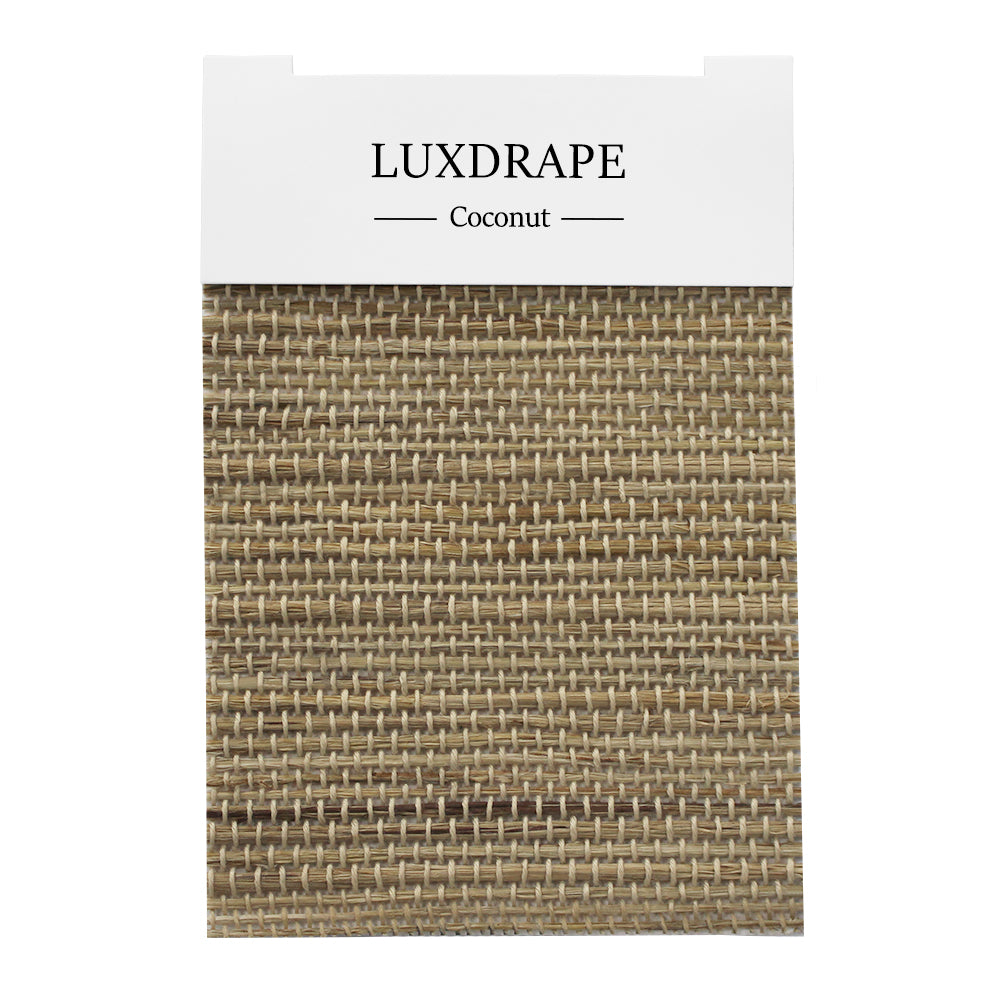 Natural Ramie & Jute Woven Shade Swatches Kits (12 PCS+ Fabric Binding With Liner)
