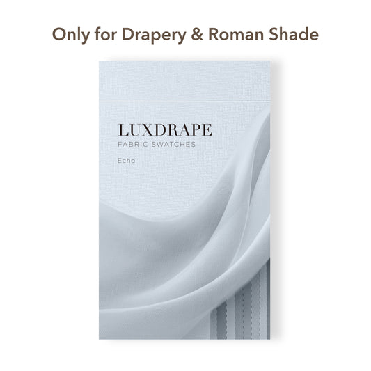 Echo Blackout Coated Fabric Booklet 6 Level Shades - LuxDrape