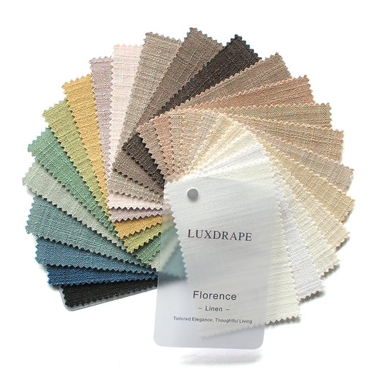 Florence Linen Fabric Booklet 24 Colors （Pre-Sale）