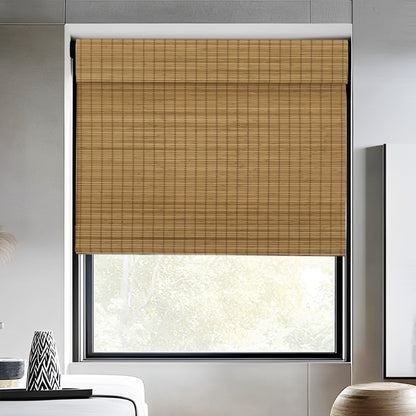 Woven Bamboo Shade, Golden Tan