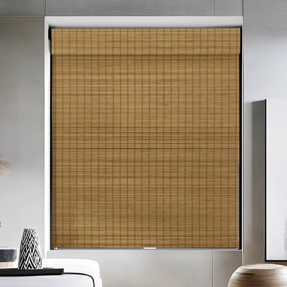 Woven Bamboo Shade, Golden Tan