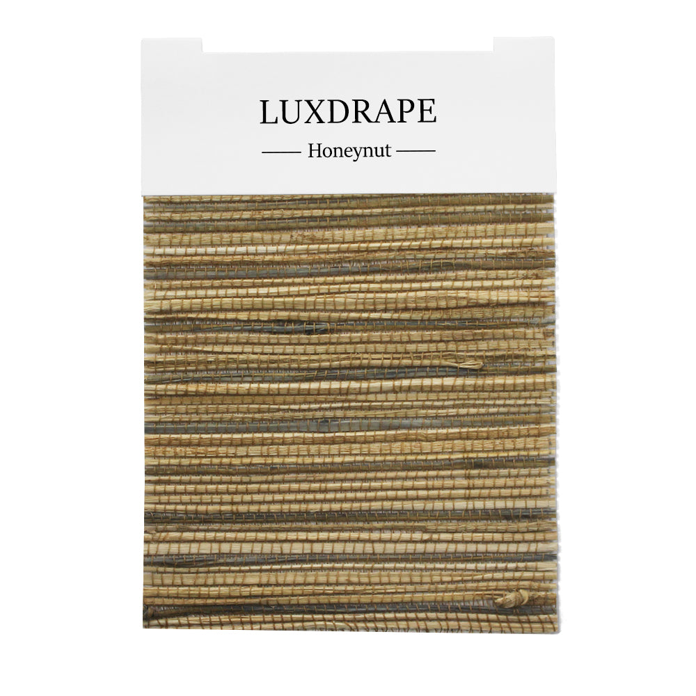 Natural Ramie & Jute Woven Shade Swatches Kits (12 PCS+ Fabric Binding With Liner)